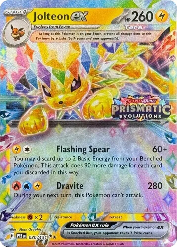 Jolteon ex - 030/131 - Set Stamp - EN