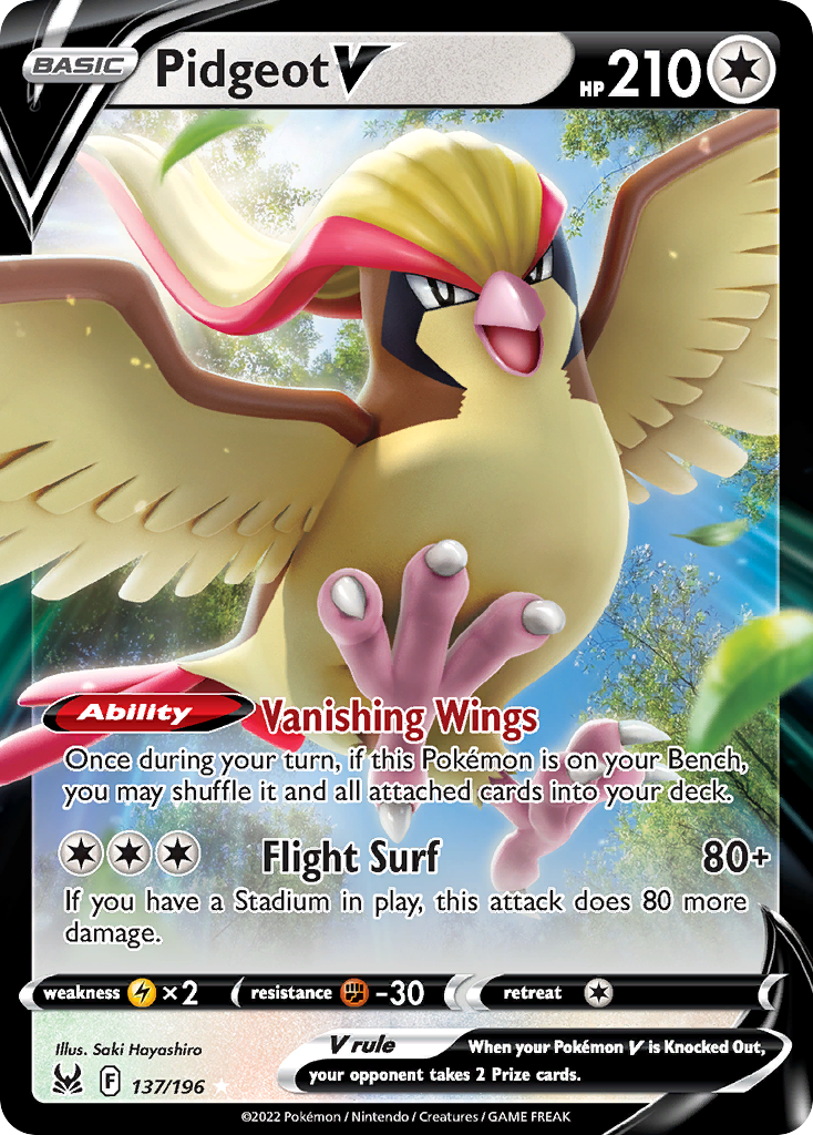 Pidgeot V - 137/217 - EN Pidgeot V - 137/217 - EN