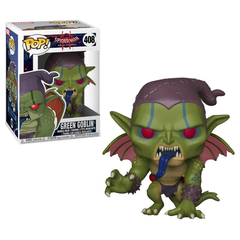 Spider-Man Animated POP! Marvel Vinyl Wackelkopf-Figur Green Goblin 9 cm
