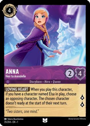 Anna - Heir to Arendelle - 35/204 - EN Anna - Heir to Arendelle - 35/204 - EN
