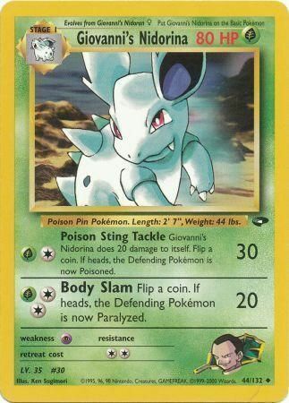 Giovanni’s Nidorina - 44/132 - Unlimited - EN