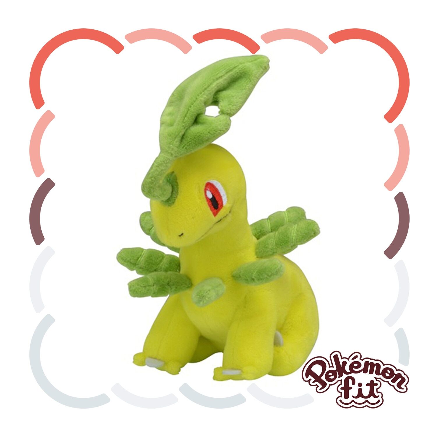 Bayleef Sitting Cuties Plush - 14 cm