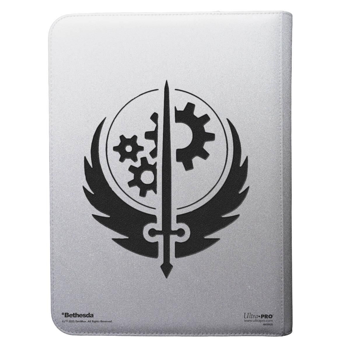 UP - Brotherhood of Steel 9-Pocket Zippered Pro Binder for Bethesda - Fallout