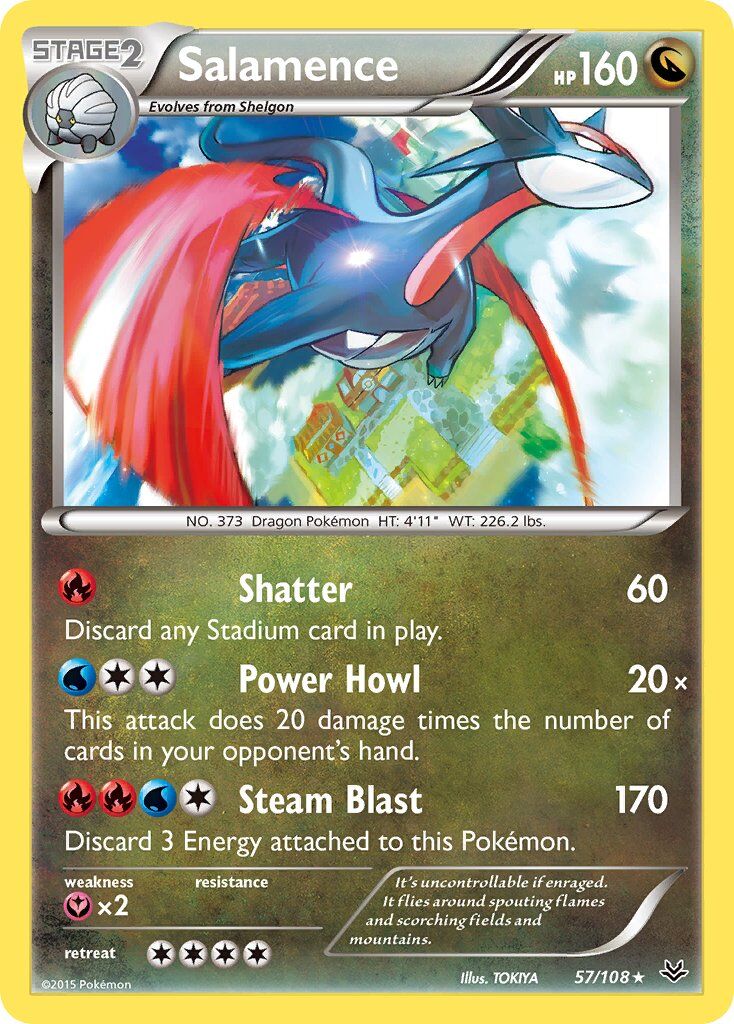 Salamence - 57/108 - EN