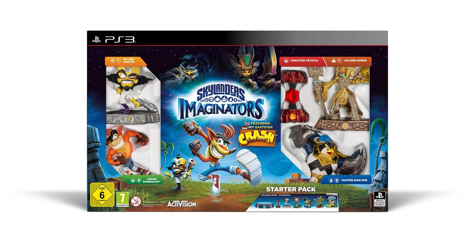 Skylanders Imaginators Starter Pack Featuring Crash Bandicoot - OVP - PS3 - EN
