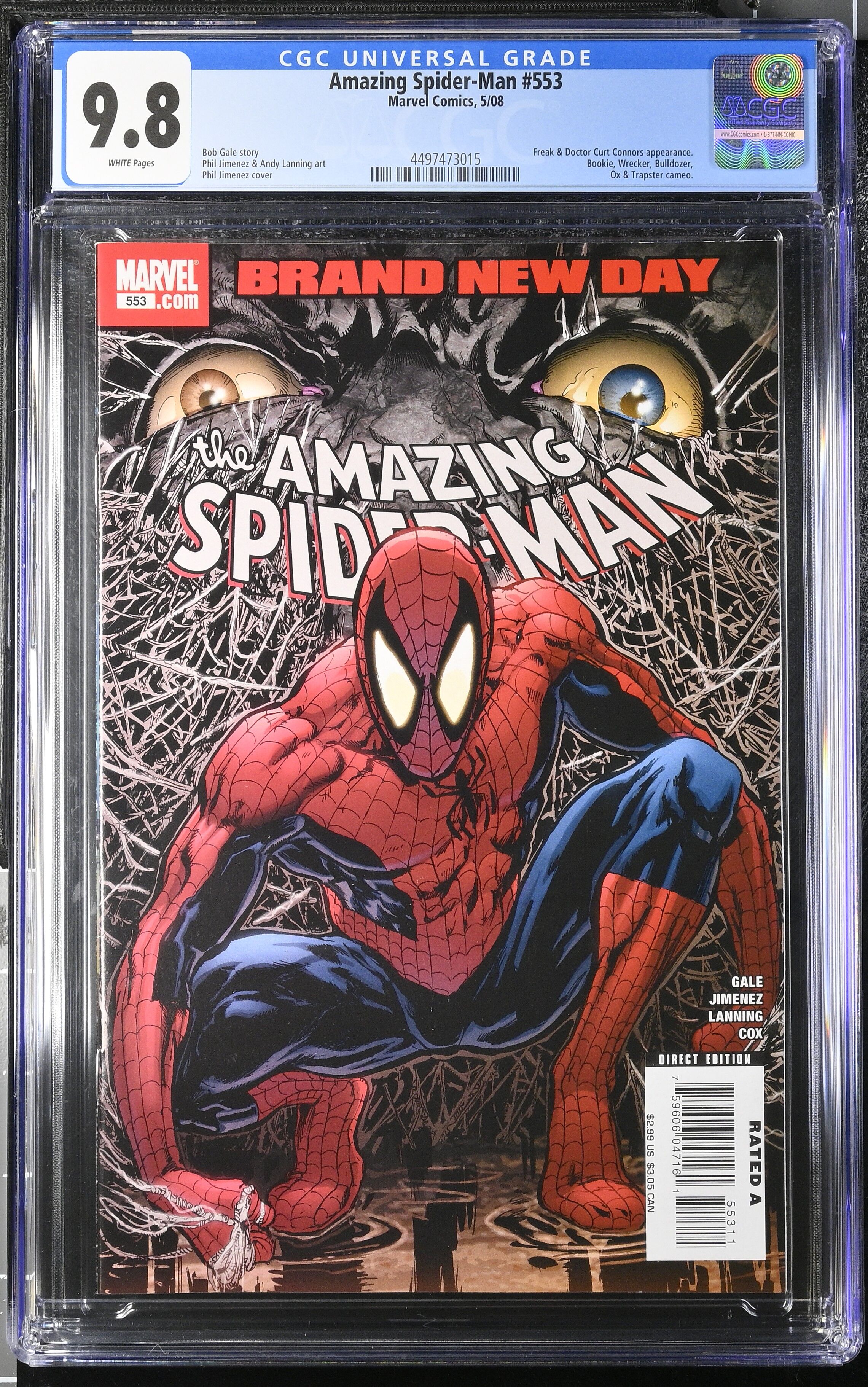 Amazing Spider-Man #553 CGC 9.8 Amazing Spider-Man #553 CGC 9.8