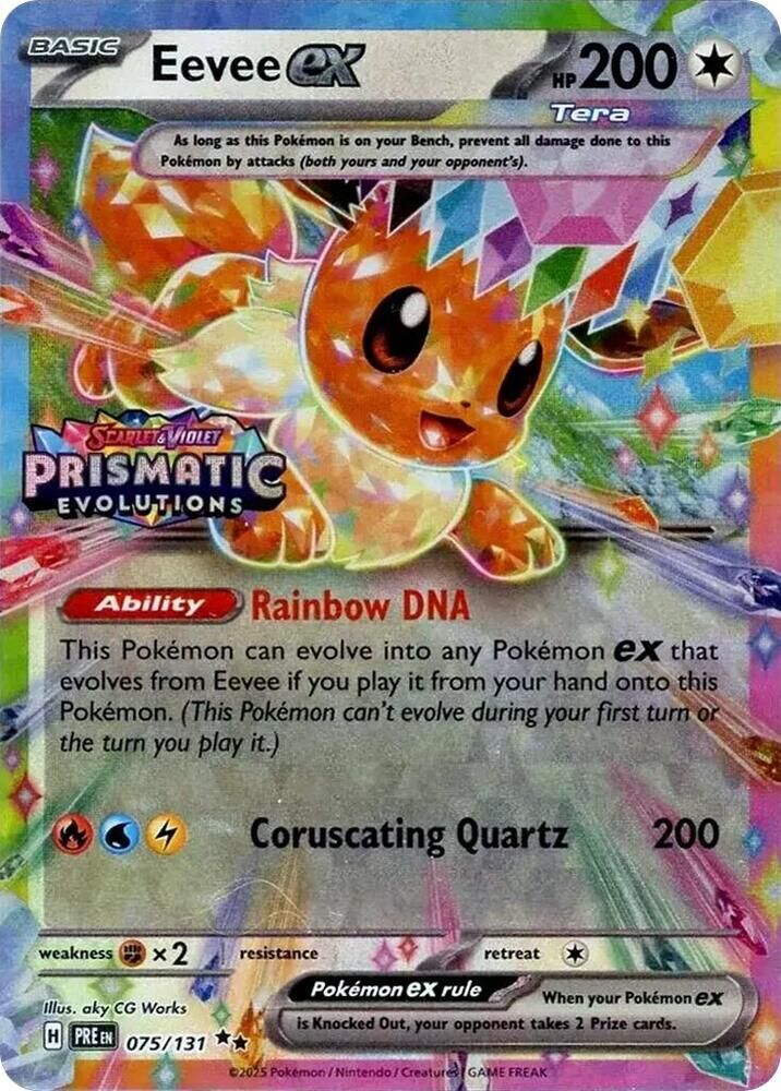 Eevee ex - 075/131 - Set Stamp - EN
