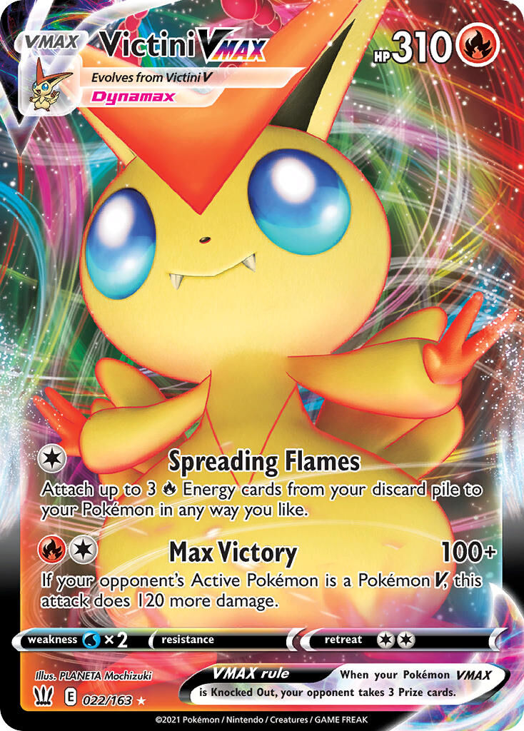 Victini VMAX - 022/163 - EN Victini VMAX - 022/163 - EN