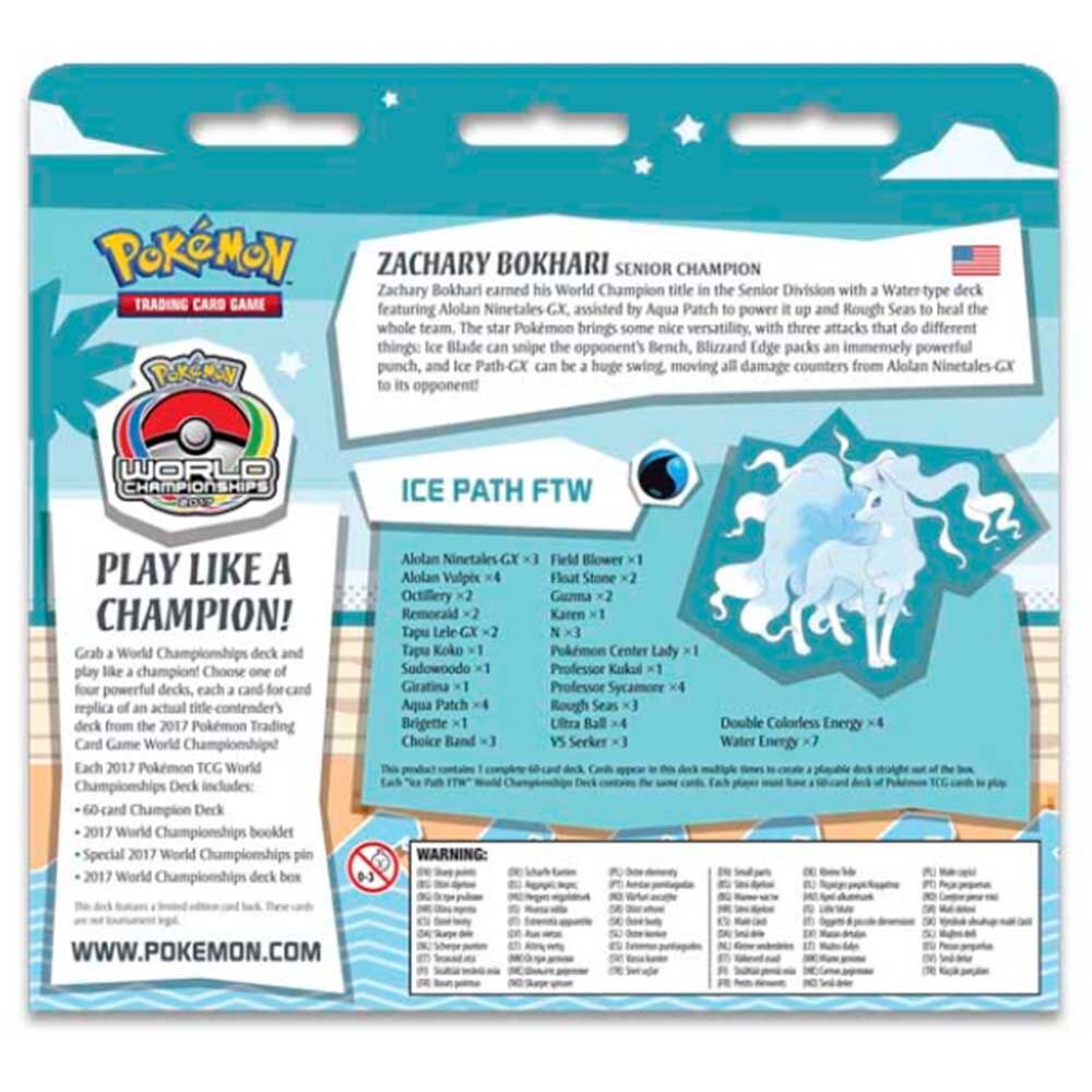 Pokémon World Championships Deck 2017 Zachary Bokhari - EN