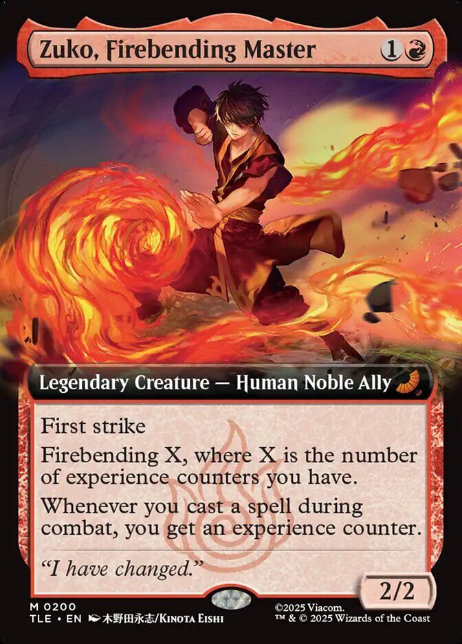 Zuko, Firebending Master - TLE 200 Zuko, Firebending Master - TLE 200