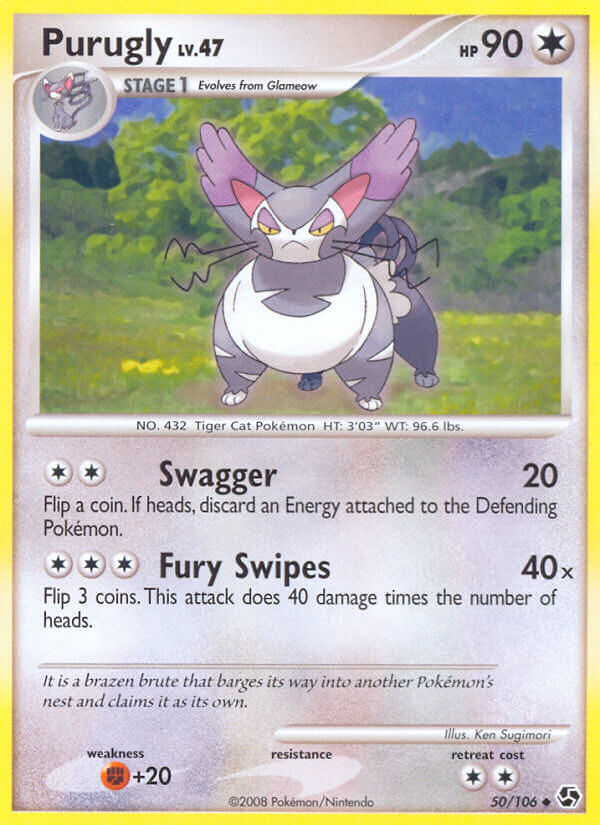 Purugly - 50/106 - Reverse Holo - EN