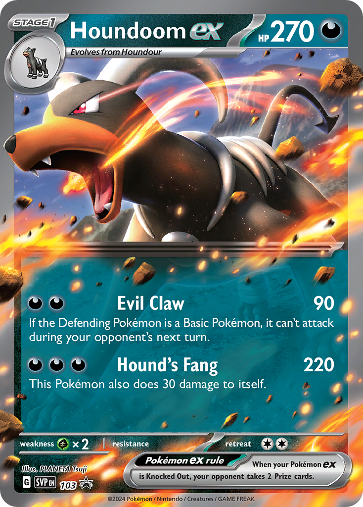 Houndoom ex - SVP103 - EN