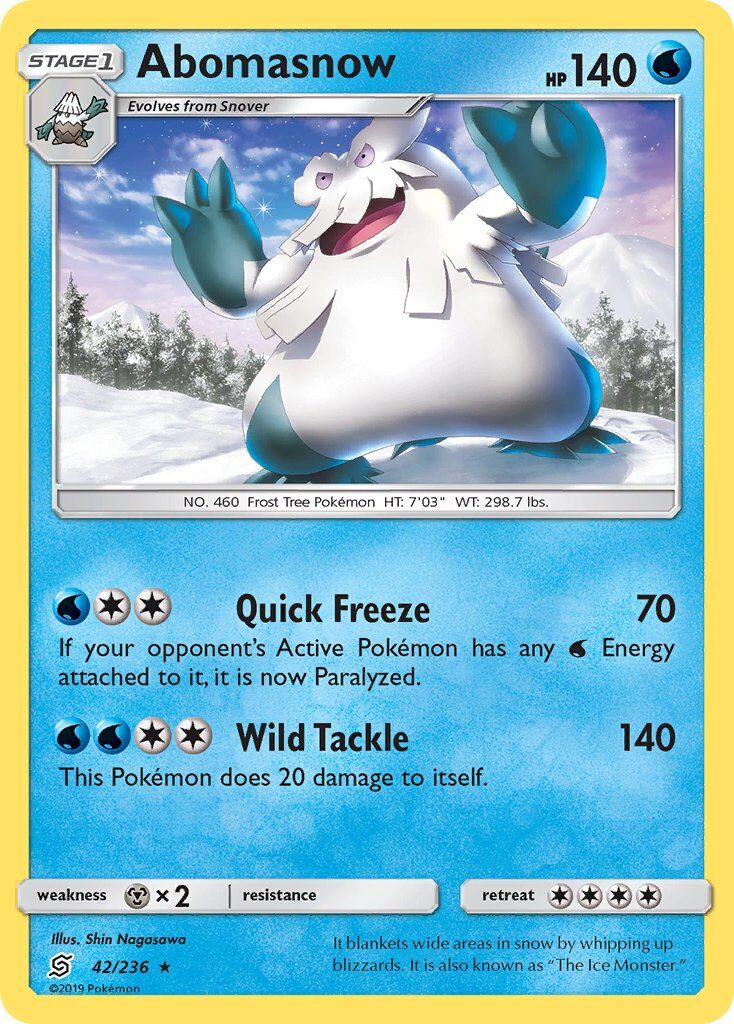 Abomasnow - 42/236 - EN Abomasnow - 42/236 - EN