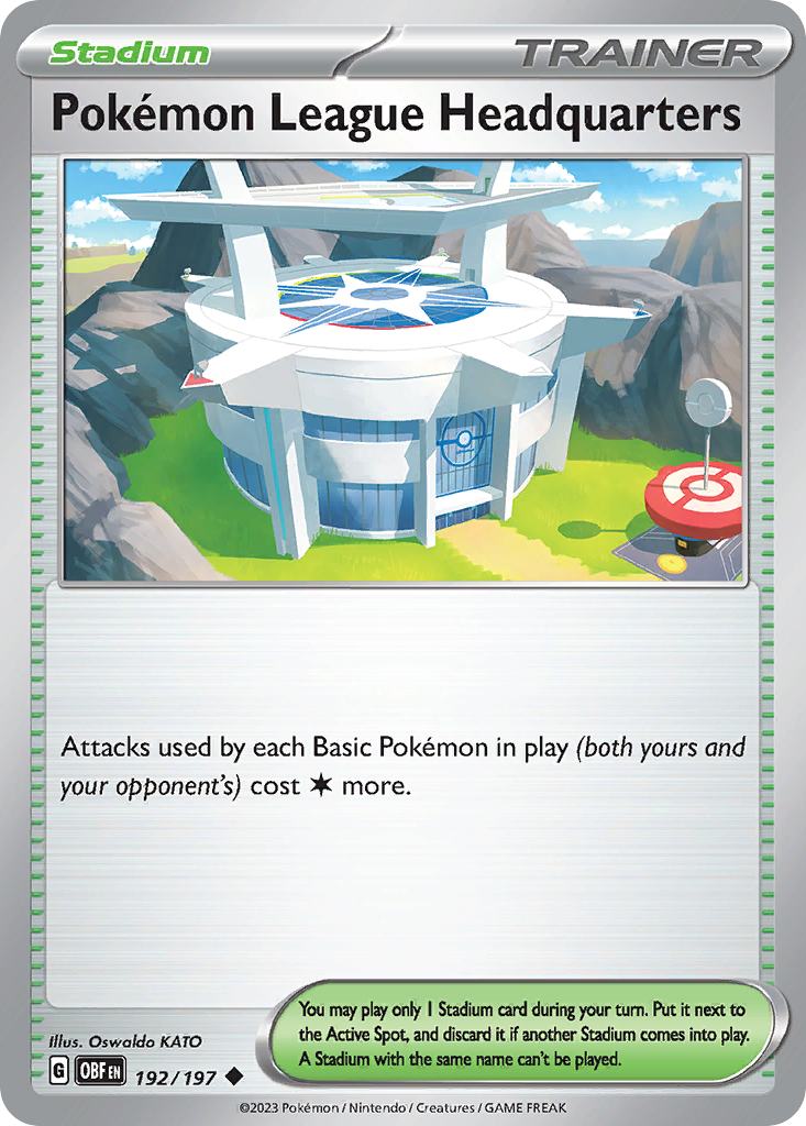 Pokémon League Headquarters - 192/230 - EN Pokémon League Headquarters - 192/230 - EN