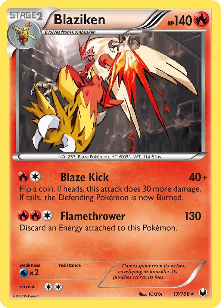 Blaziken - 17/108 - EN Blaziken - 17/108 - EN