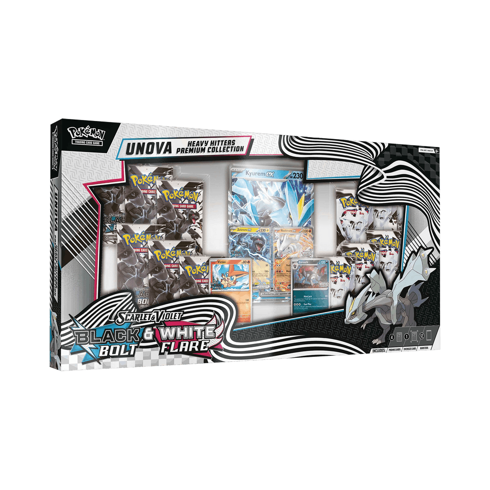 Pokémon TCG: Scarlet & Violet Black Bolt & White Flare - Unova Heavy Hitters Premium Collection Box - EN