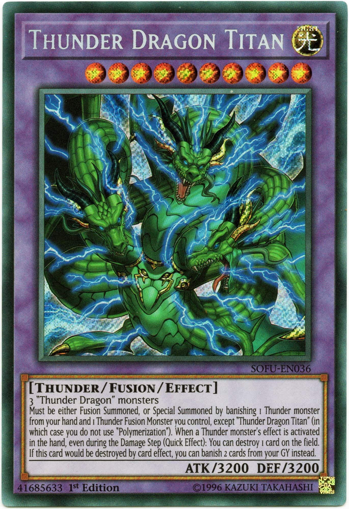 thunder-dragon-titan-sofu-en036-secret-rare-1st-edition-near-mint-min Thunder Dragon Titan - SOFU-EN036 - Secret Rare - 1st Edition - Near Mint