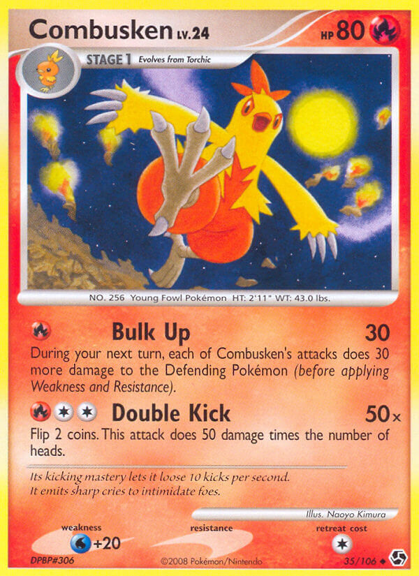 Combusken - 35/106 - Reverse Holo - EN