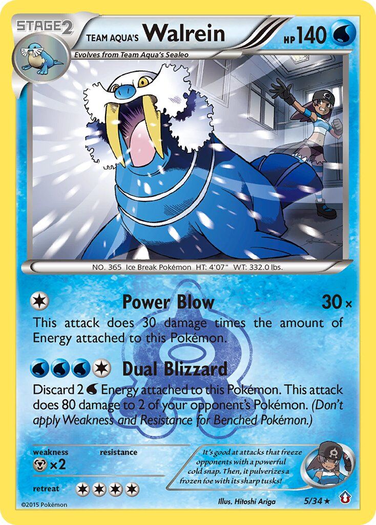 Team Aqua’s Walrein - 5/34 - EN