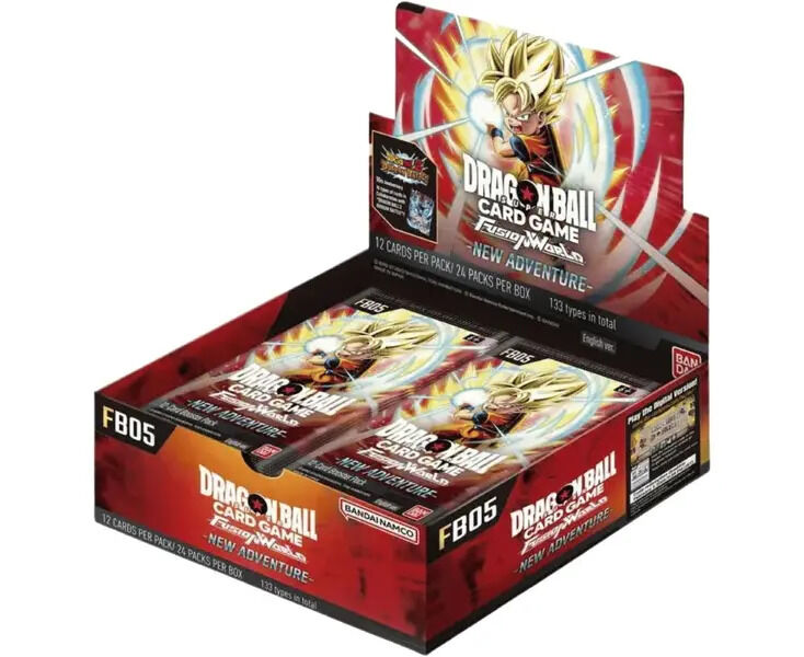 Fusion World New Adventure FB05 Booster Display (24) - Dragon Ball Super Card Game - EN 