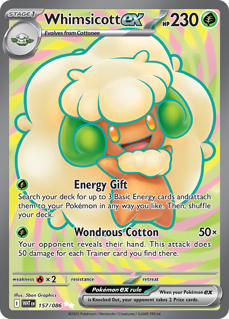 Whimsicott ex - 157/086 - EN Whimsicott ex - 157/086 - EN