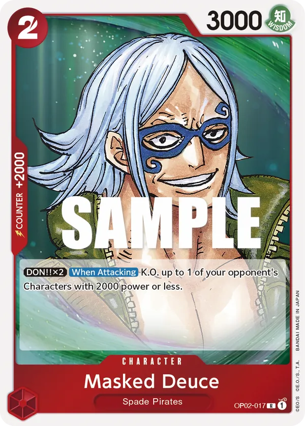 Masked Deuce - OP02-017 Masked Deuce - OP02-017