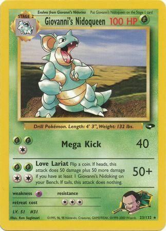 Giovanni’s Nidoqueen - 23/132 - Unlimited - EN Giovanni’s Nidoqueen - 23/132 - Unlimited - EN