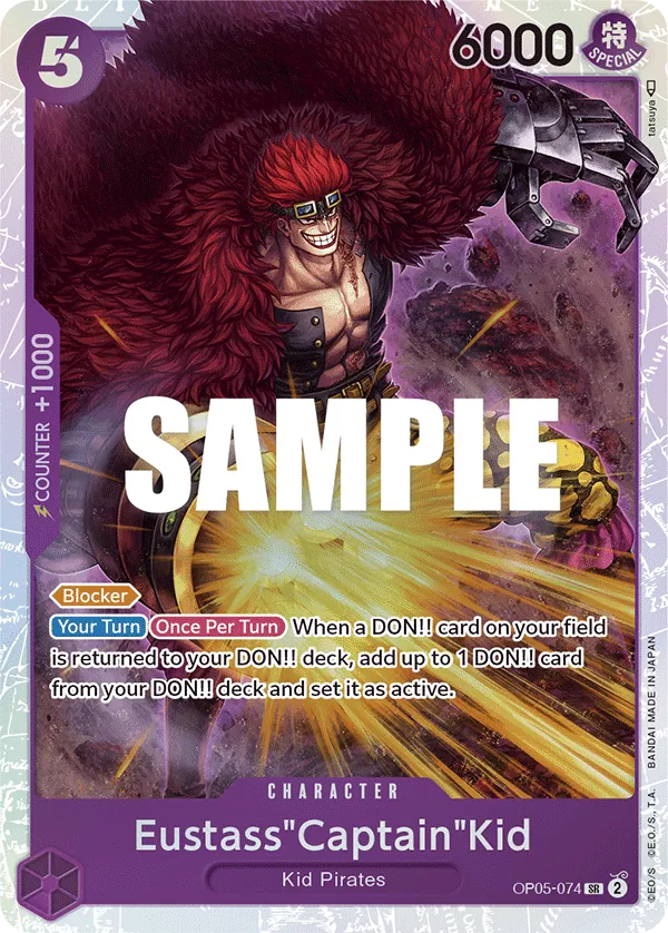 Eustass"Captain"Kid - OP05-074 Eustass"Captain"Kid - OP05-074
