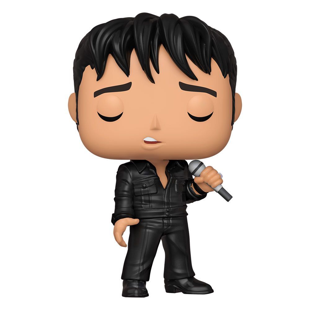 Elvis Presley POP! Rocks Vinyl Figur Elvis - '68 Comeback Special 9 cm Elvis Presley POP! Rocks Vinyl Figur Elvis - '68 Comeback Special 9 cm