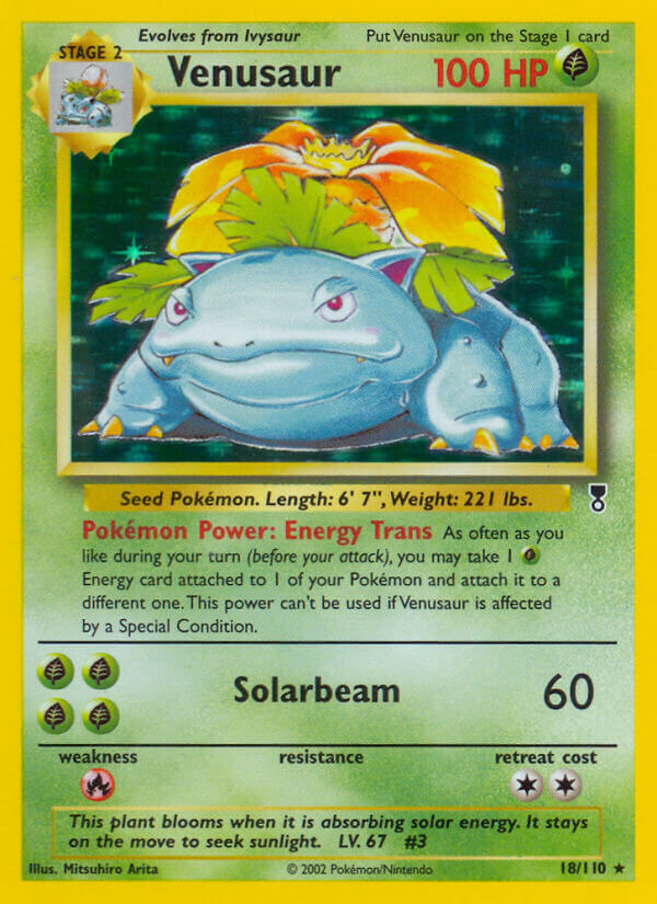 Venusaur - 18/110 - Holo Rare - EN Venusaur - 18/110 - Holo Rare - EN