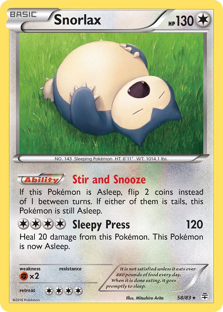 Snorlax - 58/83 - EN Snorlax - 58/83 - EN