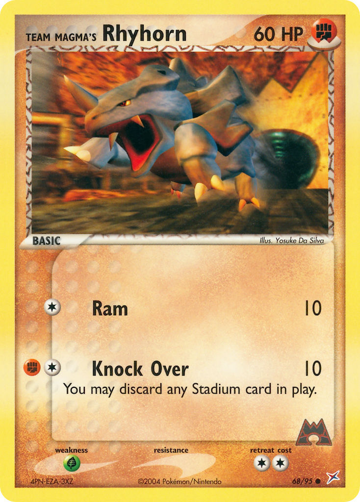 Team Magma’s Rhyhorn - 68/95 - EN Team Magma’s Rhyhorn - 68/95 - EN