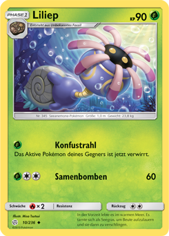 Liliep 010/236 - Pokémon TCG