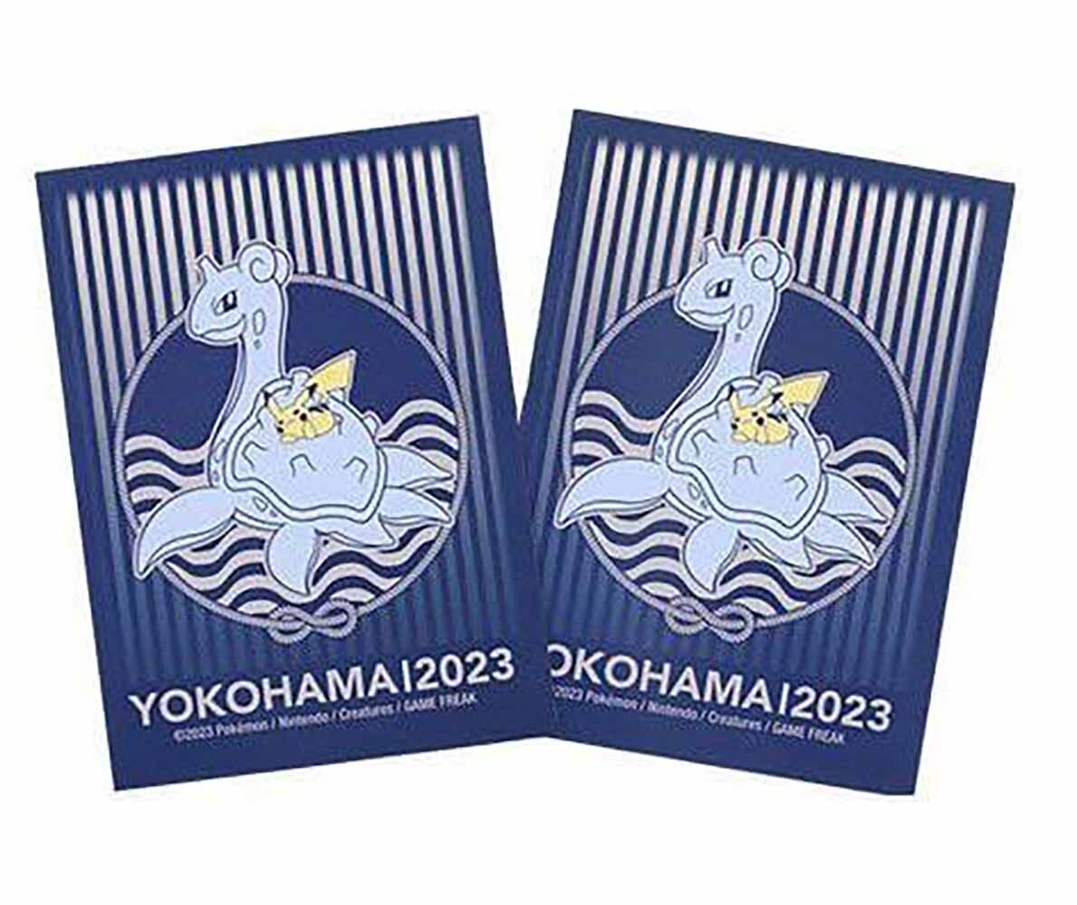 Pokemon Center Deck Sleeves Lokhlass & Pikachu Yokohama 2023