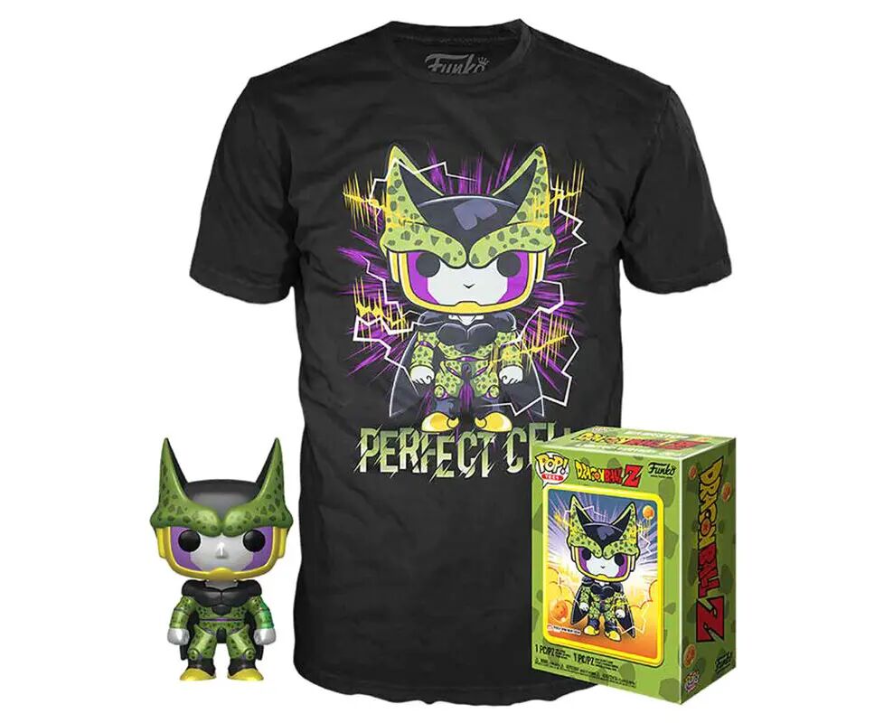 Funko POP & Tee Dragon Ball Z Perfect Cell (Size: S)