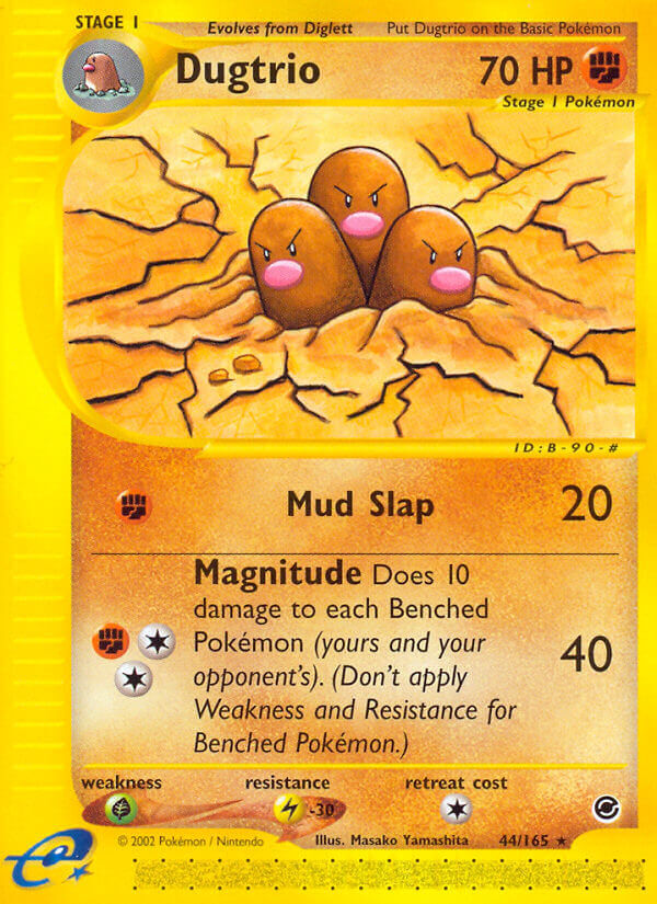 Dugtrio - 44/165 - EN Dugtrio - 44/165 - EN