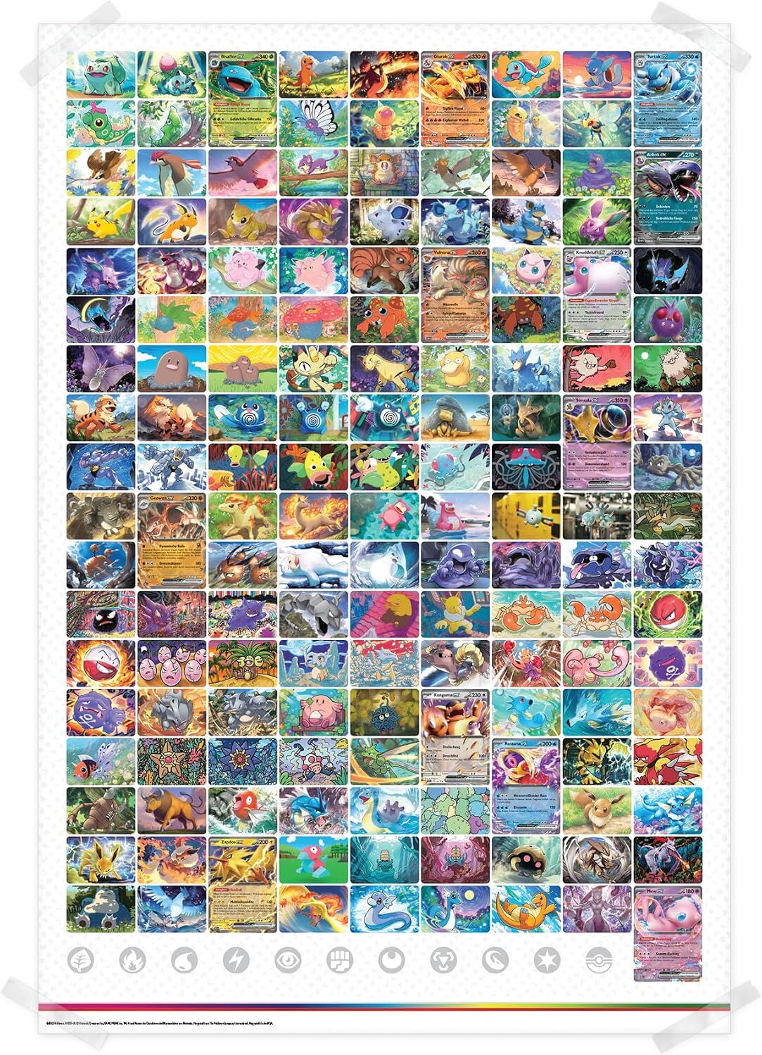 Pokémon TCG: Karmesin & Purpur - 151 Poster Kollektion - DE