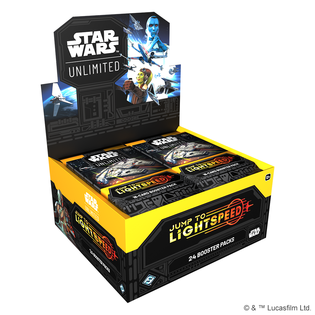 Star Wars: Unlimited - Jump to Lightspeed Booster Display (24) - FFG - EN Star Wars: Unlimited - Jump to Lightspeed Booster Display (24) - FFG - EN