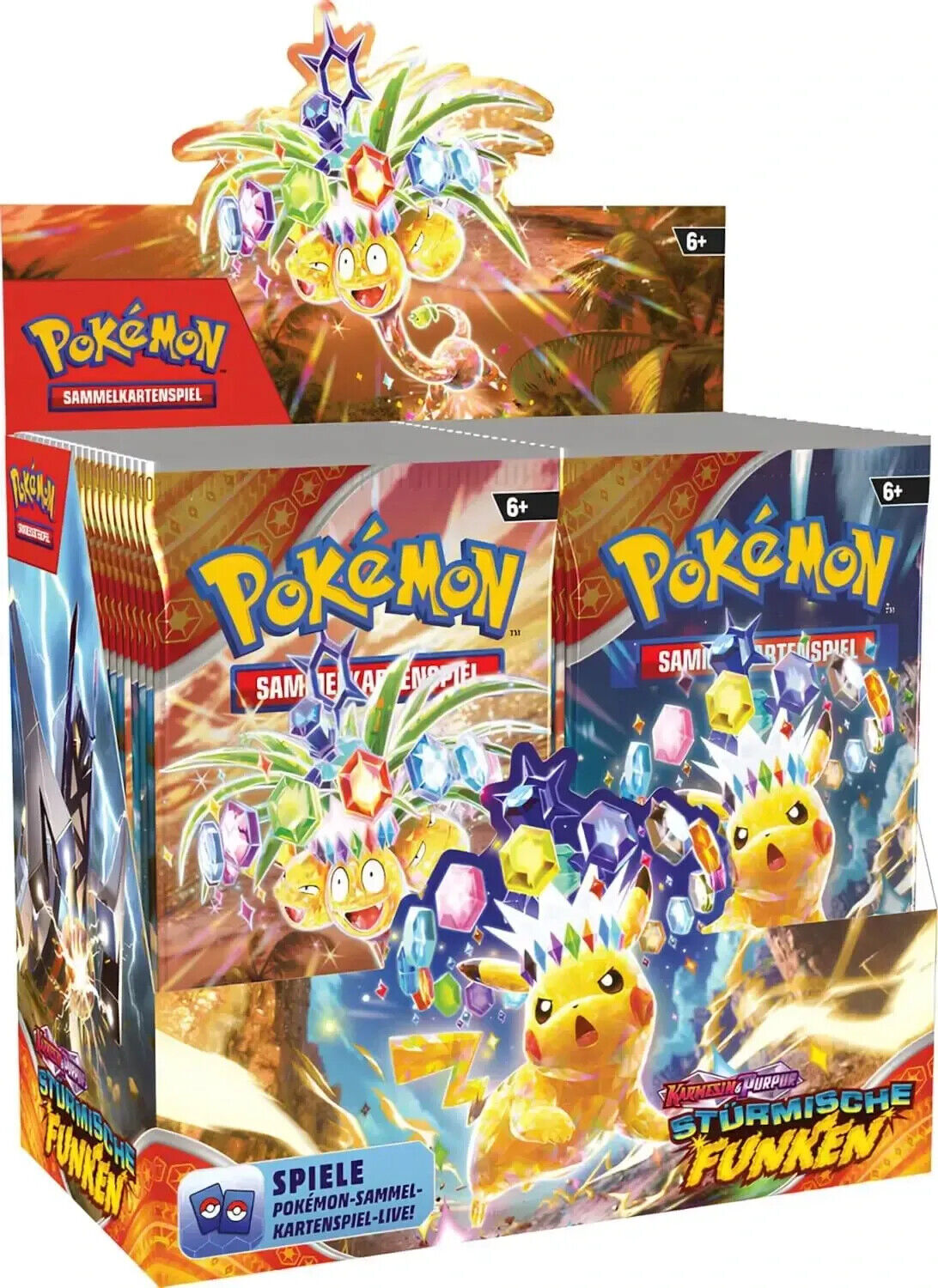 Pokémon TCG: KP08 - Stürmische Funken Booster Display (36) - DE Pokémon TCG: KP08 - Stürmische Funken Booster Display (36) - DE