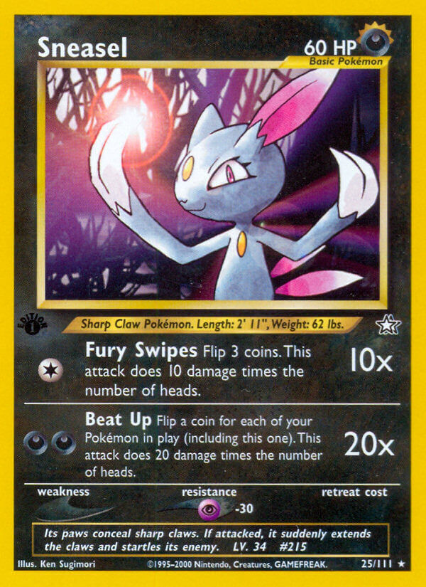 Sneasel - 25/111 - 1st Edition - EN