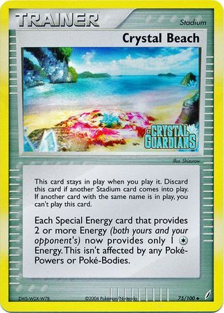 Crystal Beach - 75/100 - Reverse Holo - EN