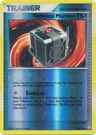 Technical Machine TS-1 - 136/146 - Reverse Holo - Pokémon TCG - Near Mint - DE