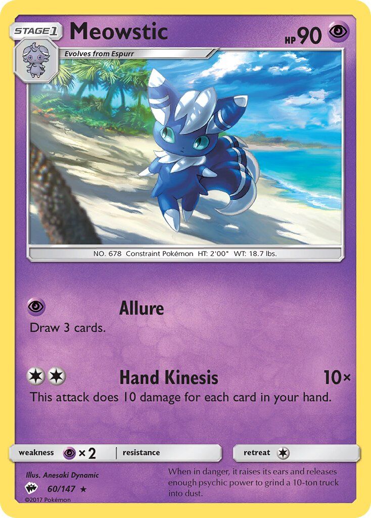 meowstic-60-147-pokemon-tcg-lightly-played-en Meowstic - 60/147 - Pokémon TCG - Lightly Played - EN