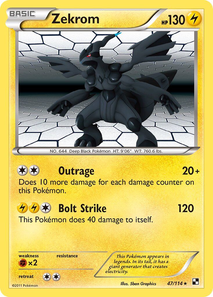 Zekrom - 47/115 - EN Zekrom - 47/115 - EN