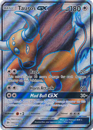 Tauros GX 144/149 - Pokémon TCG