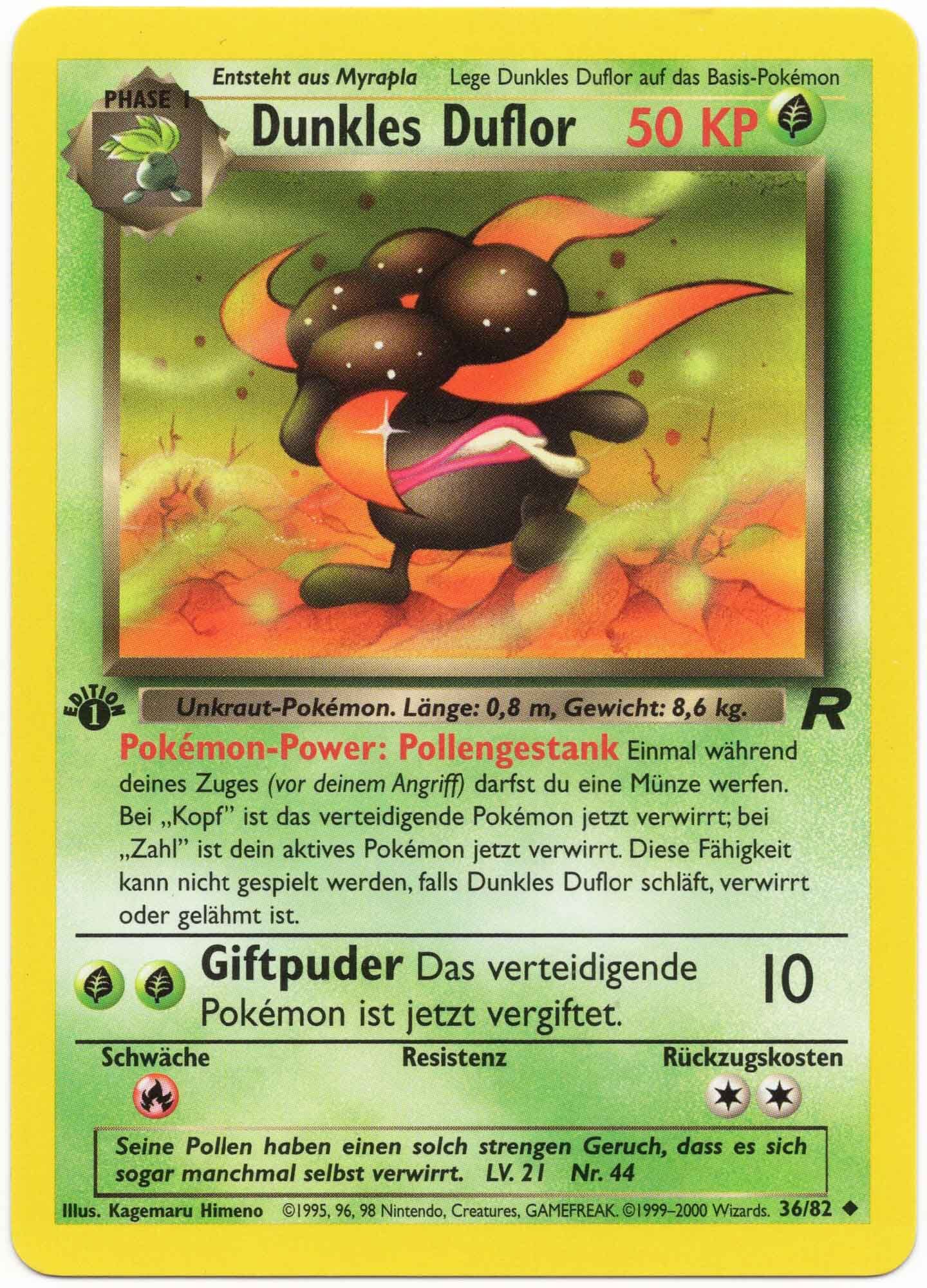 dunkles-duflor-36-82-1-edition-pok-mon-tcg Dunkles Duflor 36/82 1. Edition - Pokémon TCG