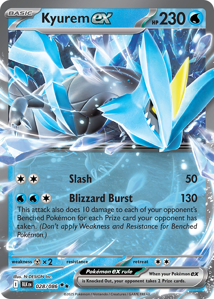 Kyurem ex - 028/086 - EN