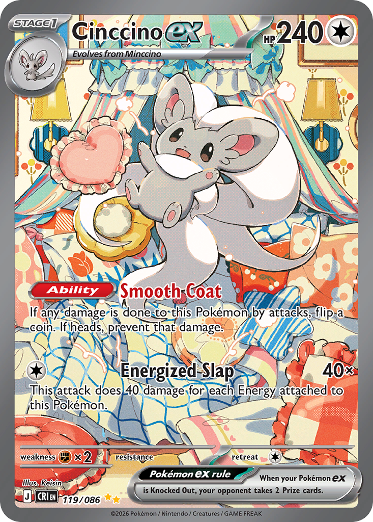Cinccino ex - 119/086 - EN
