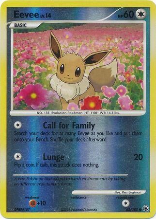 Eevee - 62/100 - Reverse Holo - EN