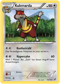 kukmarda-79-114-reverse-holo-pokemon-tcg-near-mint-de Kukmarda - 79/114 - Reverse Holo - Pokémon TCG - Near Mint - DE